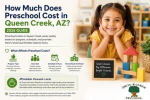 How much does Preschool cost in Queen Creek, AZ
