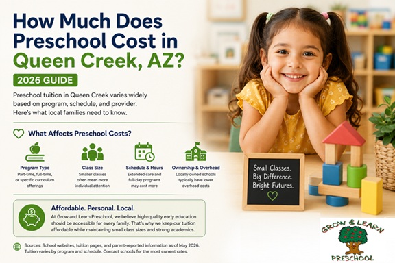 How much does Preschool cost in Queen Creek, AZ