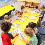 Grow and Learn Preschool - 2 yr olds - working on shapes