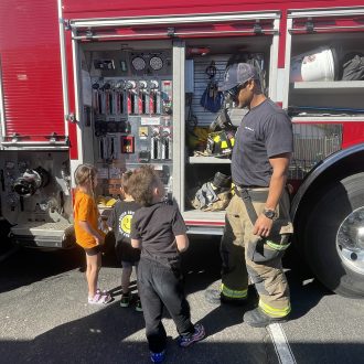 Firefighters' day at our preschool and daycare