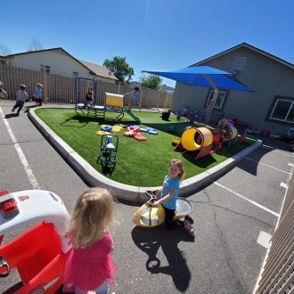 Playground at our preschool and daycare
