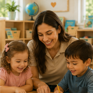 Preschool classroom at Grow and Learn Preschool